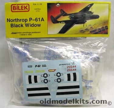 Bilek 1/72 Northrop P-61A Black Widow, 6  plastic model kit